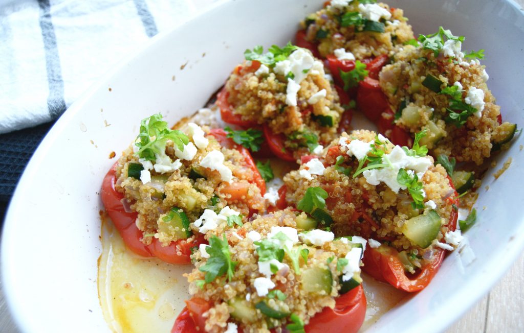 Fyltepaprika m quinoa