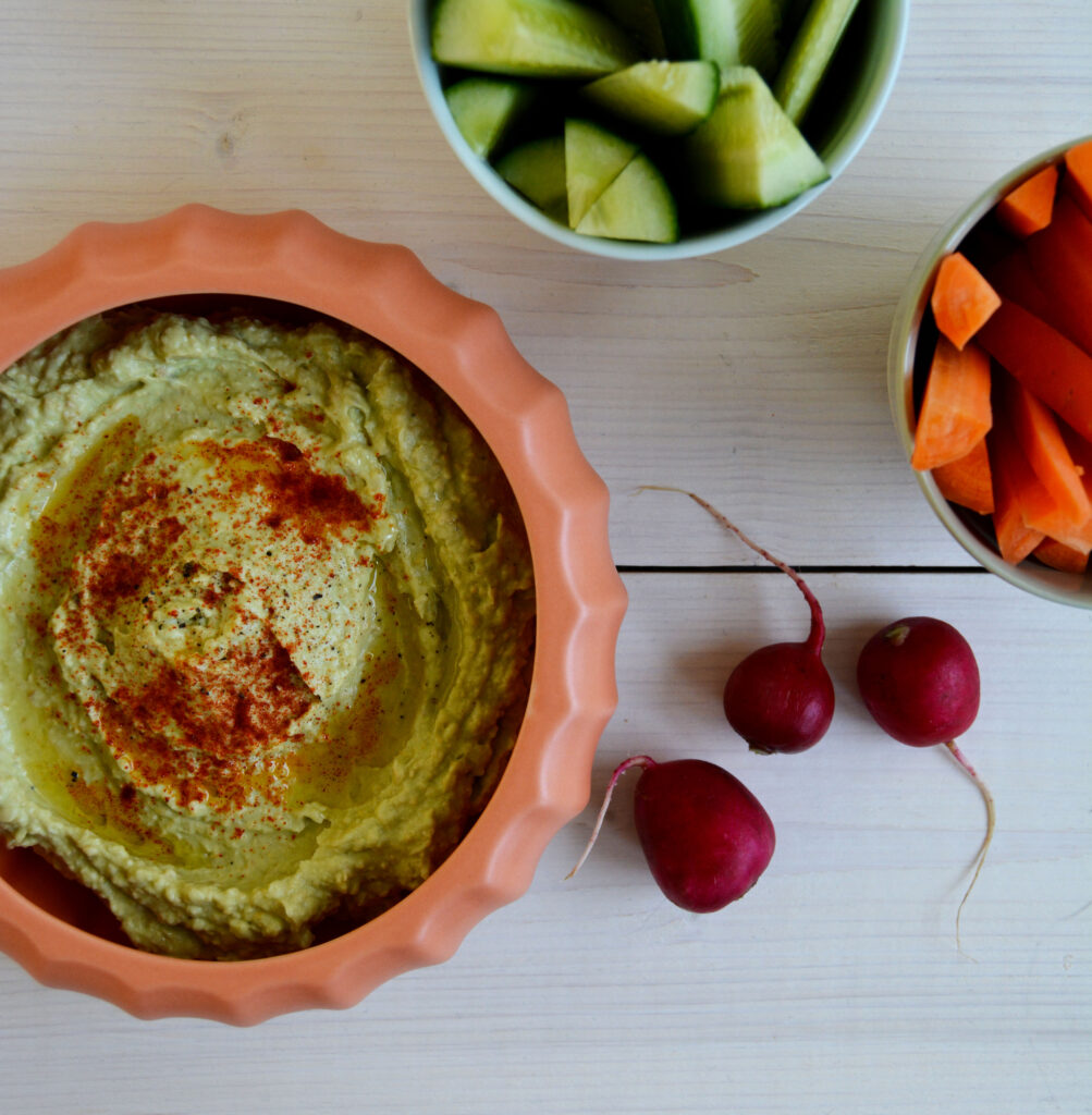 Avokadohummus.