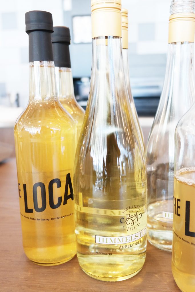 Eplejuice fra Hurum Gård og Eplecider fra Sverige